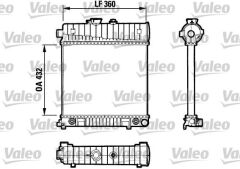 VALEO 731804 MOTOR SU RADYATORU MERCEDES M111 W202 S202 W210 S210 KLIMASIZ