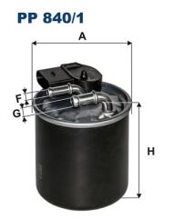 FILTRON PP840.1 YAKIT FILTRESI MERCEDES OM651 W639 W447 W470 B906 B907 B910
