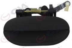 GVA 8691253 DIŞ KAPI KOLU ARKA SOL SİYAH DESENLİ ACCENT 95-00