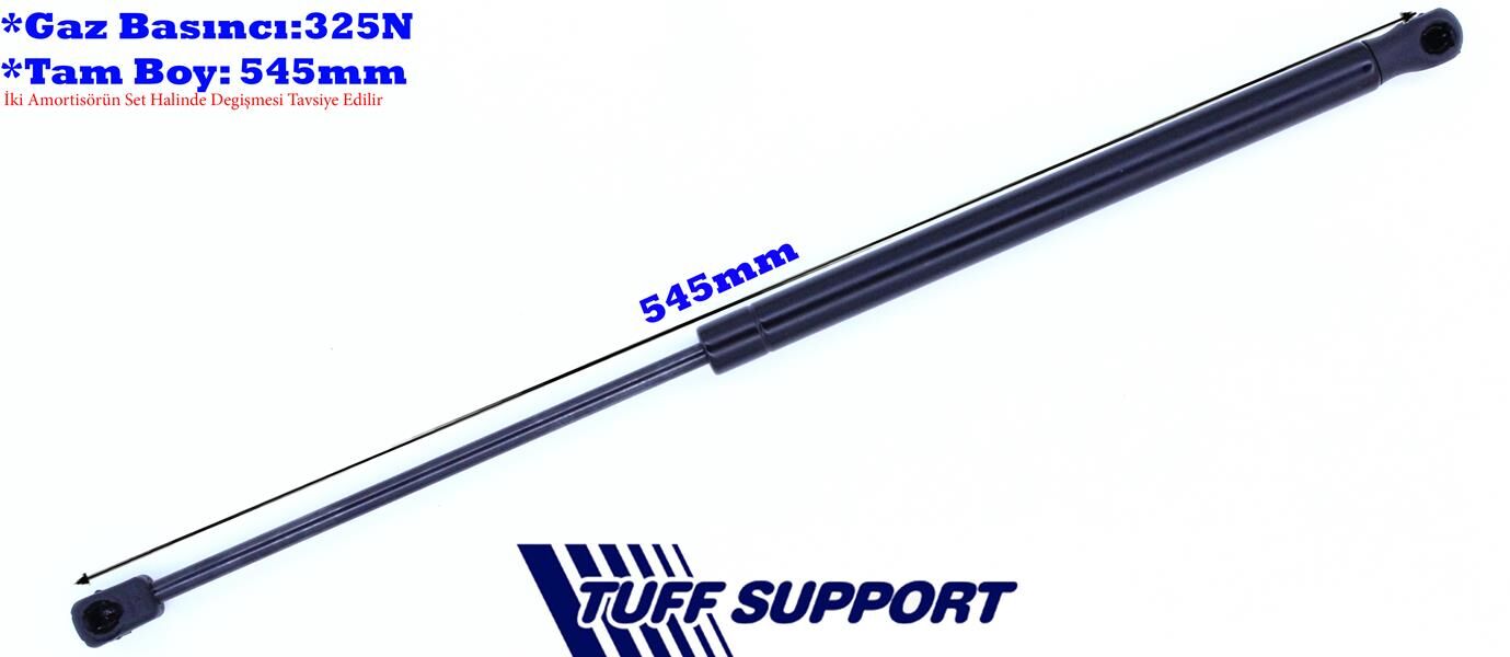 TUFFSUPPORT 611911 BAGAJ AMORTİSÖRÜ FORD FIESTA 08>17 545MM/335N