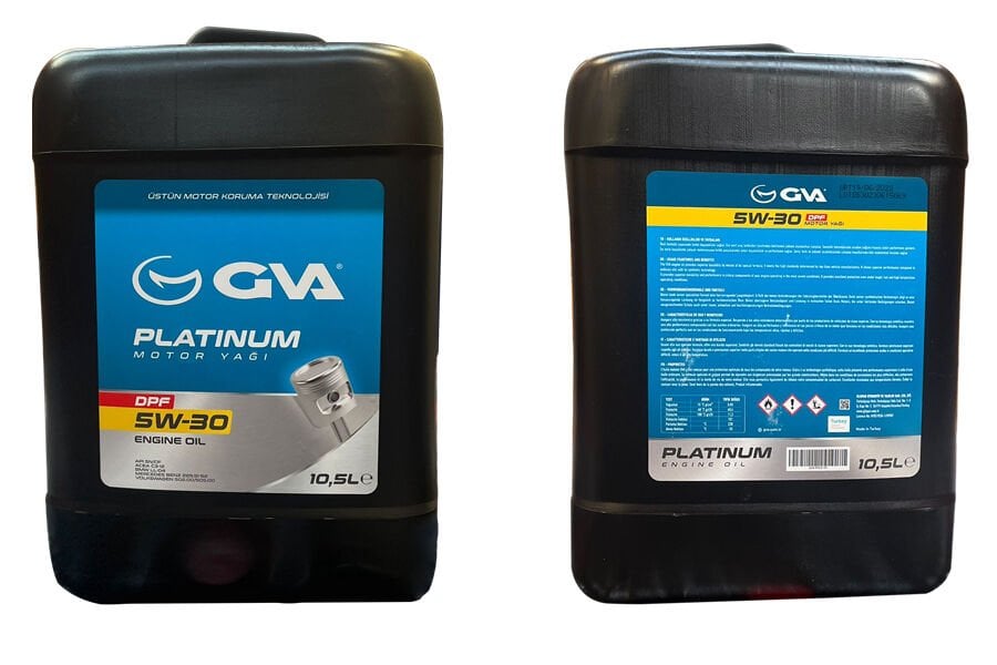 GVA 9920159 MOTOR YAĞI 5W30 10.5 LT PLATINUM PARTİKÜLLÜ-DPF TAM SENTETİK API SN/CF