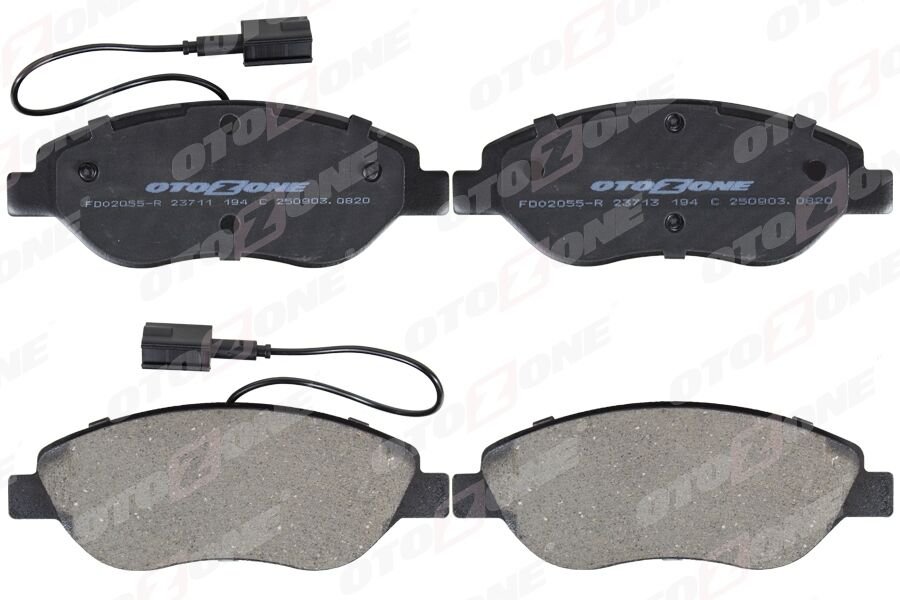 OTOZONE FDO2055-R ÖN FREN BALATASI FİŞLİ FIAT BRAVO II 08>14 EGEA HB 15> ALFA ROMEO MITO 08>15 LANCIA DELTA III 08> 14 1.3D MTJ 1.4TB 1.6D MTJ 1.9D MTJ 2.0D MTJ BÜYÜK TİP ÇİFT FİŞLİ