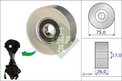INA 532067610 V KAYIS GERGI RULMANI KÜTÜKSÜZ P207-P308-P3008-P508-P5008-PARTNER-BERLINGO-C3-C4-C5-DS3-DS4-DS5 1. 6 THP VTI BMW F20 F30 MINI R55 R56 R57 R60