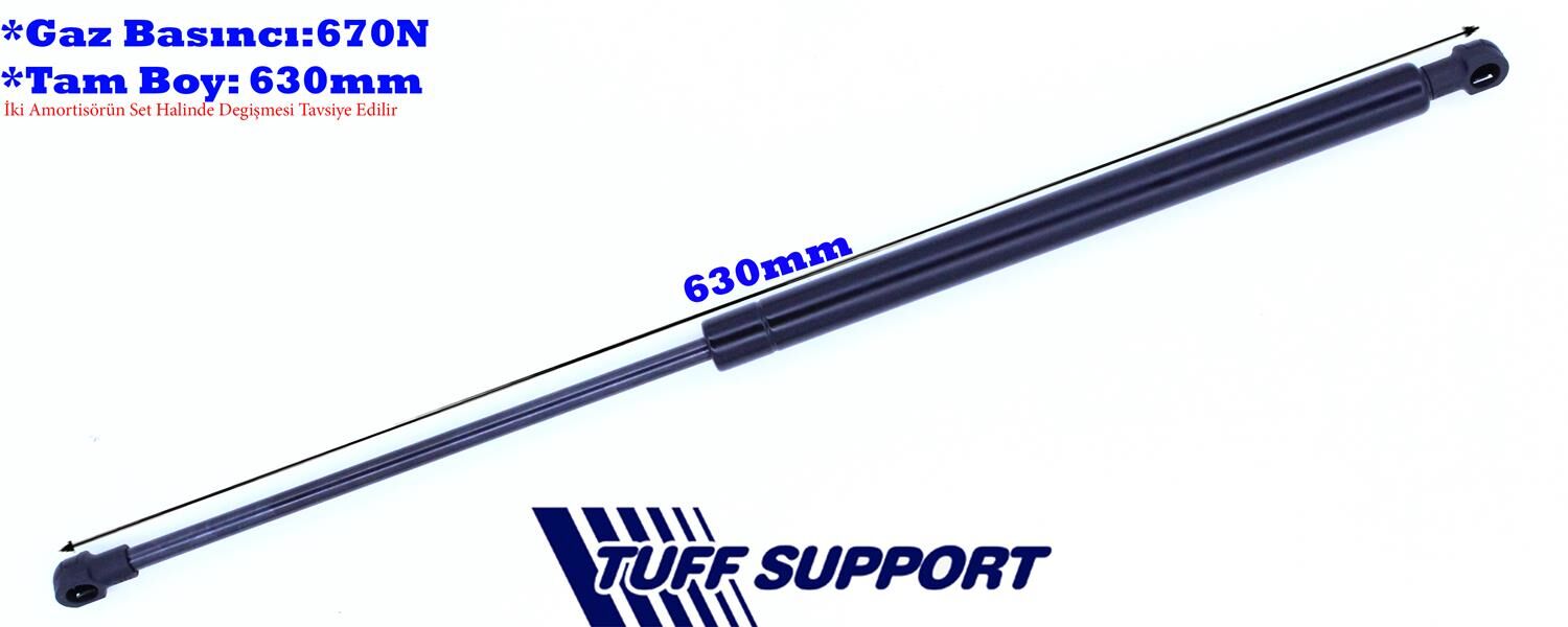 TUFFSUPPORT 611530 BAGAJ AMORTİSÖRÜ FIAT DOBLO IV-PARTNER TEPEE -RIFTER- PARTNER III-BERLINGO II-COMBO-PROACE CITY
