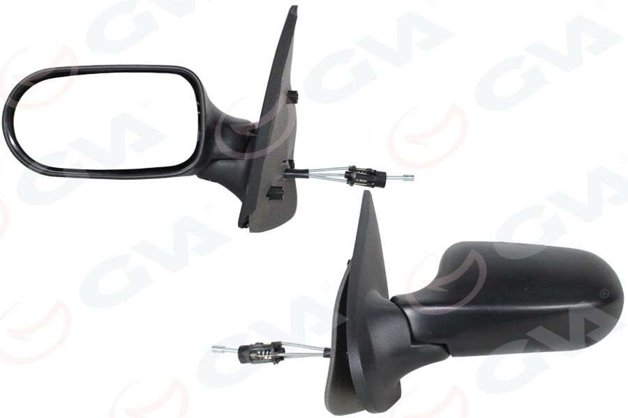GVA 1021143 DIŞ DİKİZ AYNASI SOL PALIO 03>ALBEA 05> MEKANİK PLASTİK AYAK KONVEKS
