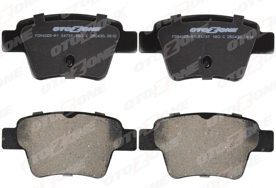 OTOZONE FDA4005-R1 ARKA FREN BALATASI PEUGEOT P307 00> P307 SW 02> P307 CC 03> P207 06> CITROEN C4 04>08> KÜÇÜK TİP