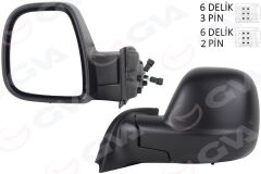 GVA 1045173 DIŞ DİKİZ AYNASI SOL PARTNER-BERLINGO 12-18 ELEKTRİKLİ DESENLİ REZİSTANSLI