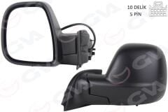 GVA 1045165 DIŞ DİKİZ AYNASI SOL BERLINGO- RIFTER 2019>COMBO-PROACE CITY 19> ELEKTRİKLİ DESENLİ REZİSTANSLI