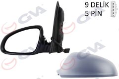 GVA 1090136 DIŞ DİKİZ AYNASI SOL ASTRA J 09> ELEKTRİKLİ ISITMALI ASTARLI ASFERİK 5 FİŞ VM-973EHPAL