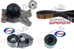 GVA 59WPK9120-1 TRİGER KAYIŞ SETİ DEVİRDAİM HYUNDAI ACCENT ADMIRE GETZ MATRIX 1.5L D3EA CRDİ 02-05 / SANTAFE 2.0L CRDİ 01-05 / SONATA 2.0L D4EA CRDİ DİZEL 06-11 / KIA CARENS. CERATO