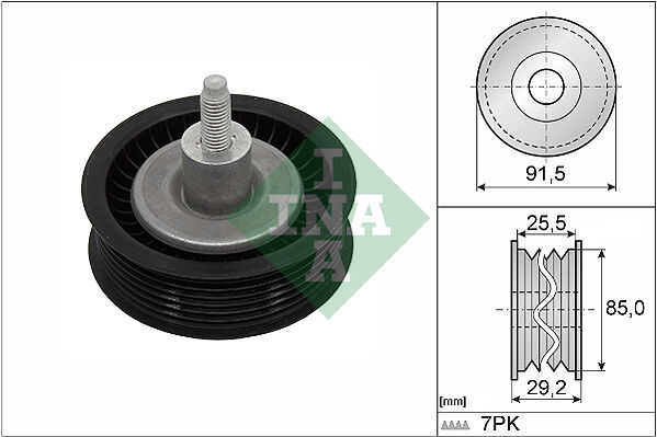 INA 532090910 V KAYIŞ GERGİ RULMANI FORD TRANSİT-RANGER 11> 2.2 TDCİ KANALLI RULMAN