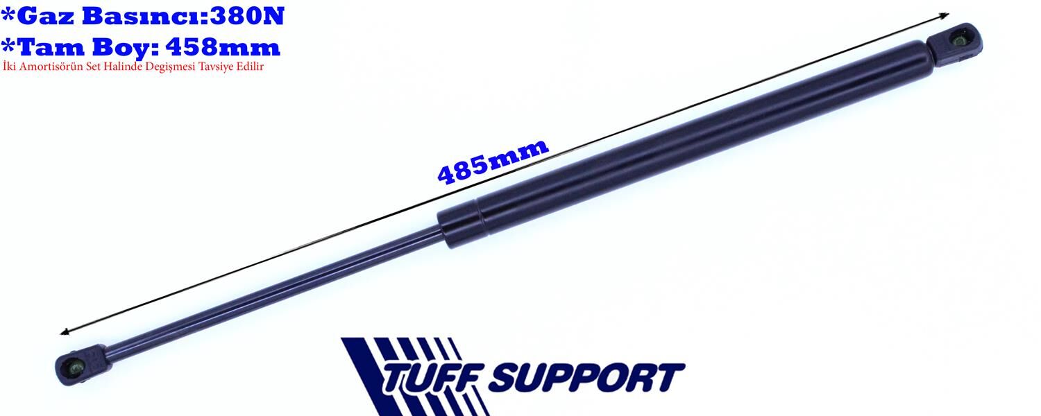 TUFFSUPPORT 613040 BAGAJ AMORTİSÖRÜ CITROEN C2 03 08 GAZLI