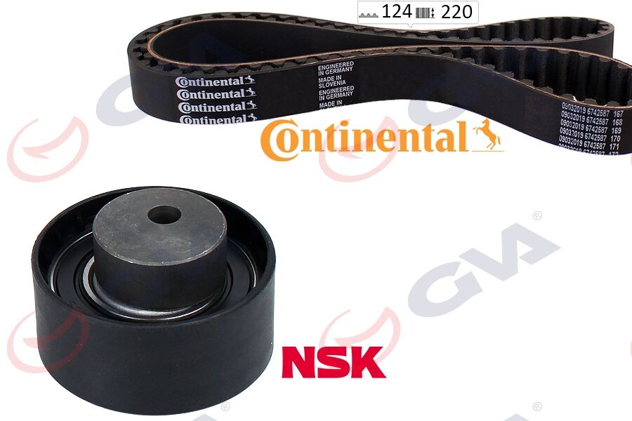 GVA 59T2915C EKSANTRİK GERGİ KİTİ 124x220 BRAVA 1.2 16V-BRAVO I-II 1.2 -1.4-DOBLO 1.4-LINEA 1.2 -MARE-PALIO 1.2 K015503XS