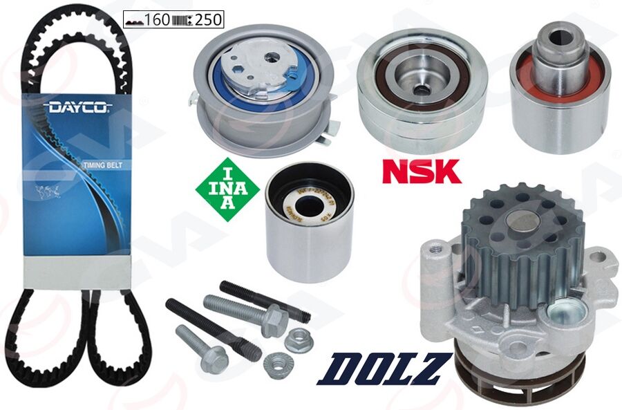 GVA 59WPK7577D-1 DEVİRDAİMLİ TRİGER SETİ CRAFTER-T6-A3-JETTA-CADDY-POLO-PASSAT 1.6-2.0 TDI CAYB/C/D- CAAB/C-CKUB-CFFB CFWA-CAGA