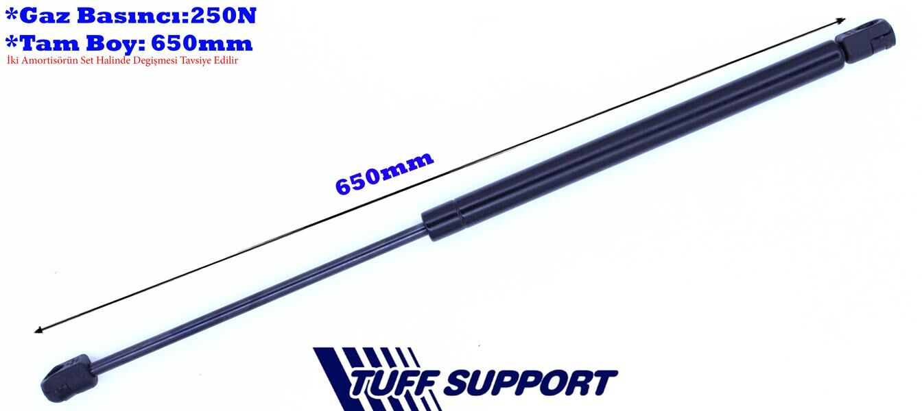 TUFFSUPPORT 610646 MOTOR KAPAK AMORTİSÖRÜ OPEL VECTRA C 02 04 OPEL SIGNUM 03 07 GAZLI