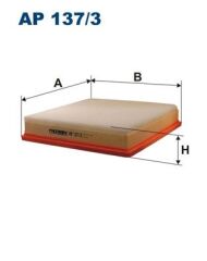 FILTRON AP137.3 HAVA FİLTRESİ TRAFIC II 2.0-2.5DCI-VIVARO 2.0-2.5CDTI-DTI-PRIMASTAR E614L