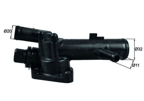 MAHLE TI215.83 TERMOSTAT 83C RENAULT KANGOO 05> CLIO II 02> LOGAN 06> 1.5dCi