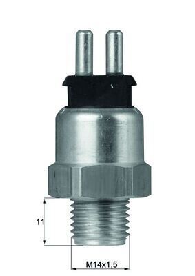 MAHLE TSW5 HARARET MUSURU 85 C - 80 C MERCEDES W201 W123 W124 CIFTLI SIYAH