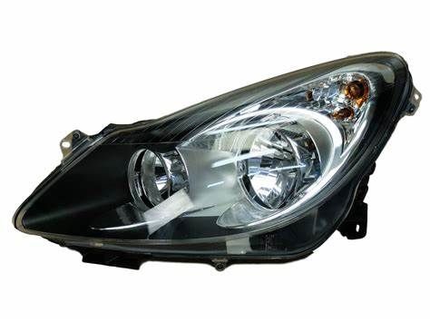 OE-OPEL 93189361 CORSA D FAR SOL SIYAH SPORT ELEKTRIKLI H7+H1