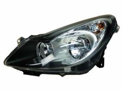 OE-OPEL 93189361 CORSA D FAR SOL SIYAH SPORT ELEKTRIKLI H7+H1
