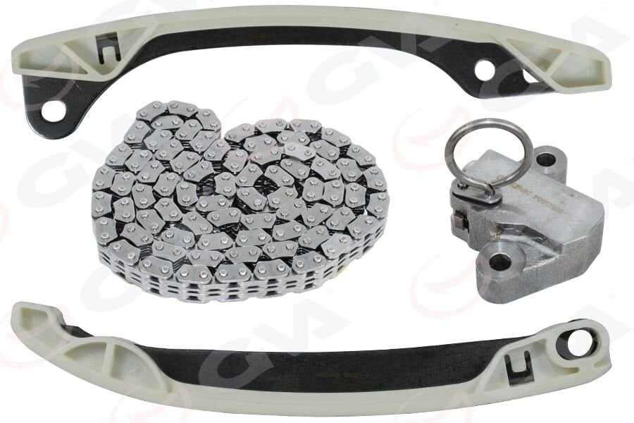 GVA 59C1402 EKSANTRİK ZİNCİR SETİ CAPTUR 12>CLIO IV 12>MEGANE IV 15>KADJAR 15>QASHQAI II J11 13>MEGANE III 10> PULSAR C13 14>JUKE F15 14>19 SANDERO II 12>LOGAN II MCV12>DUSTER 17>0.9 TCE 1.2 TCE 1.4TCE 4PARÇA