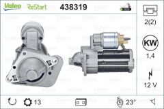 VALEO 438319 MARŞ MOTORU 1.4 KW 12V START STOPLU ARAÇLAR İÇİN CLIO IV 12> CAPTUR 13> MEGANE III 09> FLUENCE 09> MEGANE IV 16> TALISMAN 15> DUSTER 10> QASHQAI II 13> 1.5dCi