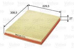 VALEO 585070 HAVA FİLTRESİ ASTRA F 1.4i-1.6i-1.7TD-1.8i-2.0 91-98 TÜM MODELLER