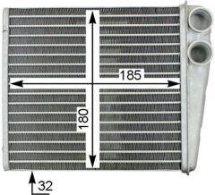 MAHLE AH208000S KALORİFER RADYATÖRÜ CADDY III-GOLF V-VI-JETTA III-OCTAVIA-TOURAN-ALTEA-LEON-A3-Q3-TO LEDO 235x190