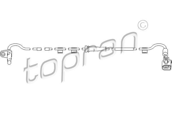 TOPRAN 303960001 ARKA ABS HIZ SENSORU SOL TRANSIT V347 V348 TT9 2.2 155PS 11>14 2.2 TDCI 2.4 TDCI 3.2 TDCI
