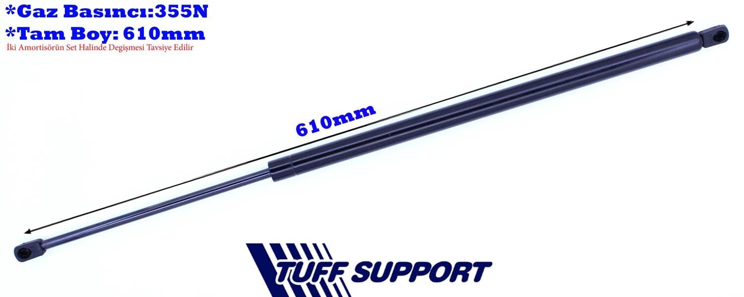 TUFFSUPPORT 611005 BAGAJ AMORTİSÖRÜ CITROEN SAXO 96 03 GAZLI