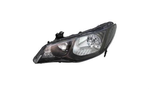 TYC HON10CI080 ÖN FAR SOL ELEKTRİKLİ HONDA CIVIC 1.6L R16A2 FD6 VTEC SEDAN 06-11 - BRONZ 20-A924-C5-6B