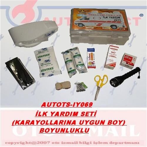AUTO TSIY069 İLK YARDIM SETİ KARAYOLLARINA UYGUN BOY BOYUNLUKLU HIRDAVAT