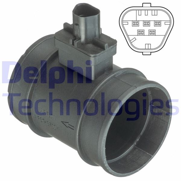 DELPHI AF10398-12B1 HAVA KÜTLE ÖLÇER DEBİMETRE ASTRA J-MERIVA B-CORSA D 1.3 CDTİ-1.7 CDTİ 09> CHEVROLET CRUZE 1.7 CDI 12> A13DTE-A17DTE-DTC-DTF-DTR-DTS