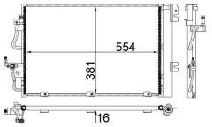 MAHLE AC377001S KLİMA RADYATÖRÜ ASTRA H-ZAFIRA B 1.4-1.6-1.8 Z14XEL-Z14XEP-Z16XEP-Z16XER-A16XER-Z18XE-Z18XER-A18XER