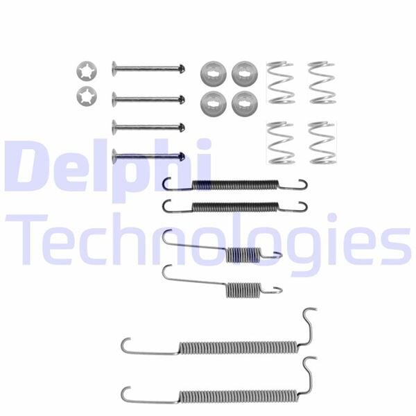 DELPHI LY1047 ARKA FREN PABUÇ MONTAJ TAKIMI OPEL VECTRA A-ASTRA F-CORSA-ASCONA-DEARANOS-CİELO-ESPERO-LANOS