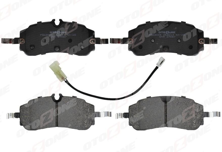 OTOZONE FDA3034 ARKA FREN BALATASI YENI TRANSIT CUSTOM V710E 23>