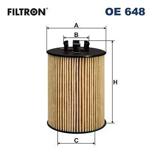 FILTRON OE648 YAĞ FİLİTRESİ ASTRA G-H 98 > CORSA B-C-D 96 > MERIVA 04-10 1.0-1.2-1.4 XE-XEP