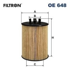 FILTRON OE648 YAĞ FİLİTRESİ ASTRA G-H 98 > CORSA B-C-D 96 > MERIVA 04-10 1.0-1.2-1.4 XE-XEP