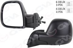 GVA 1045175 DIŞ DİKİZ AYNASI SOL PARTNER-BERLINGO 12-18 ELEKTRİKLİ DESENLİ REZİSTANSLI OTOMATİK AÇMA KAPAMA