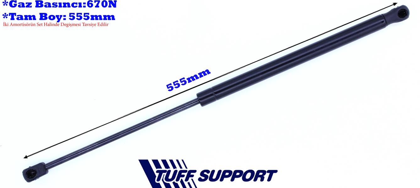 TUFFSUPPORT 611726 BAGAJ AMORTİSÖRÜ FIAT 500L 12>