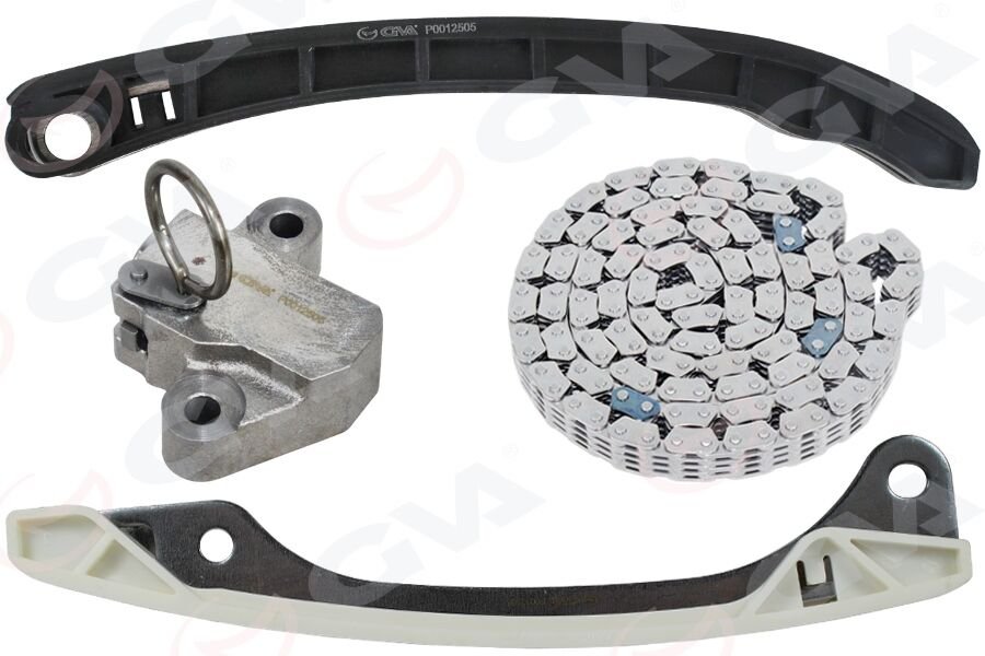 GVA 59C1146 EKSANTRİK ZİNCİR SETİ MEGANE IV 15> FLUENCE 10> JUKE F15 10>19 QASHQAI 07>13 J10. NJ10. JJ10E DUSTER 10> DOKKER 12> 1.6 SCE H4M 4 PARÇA