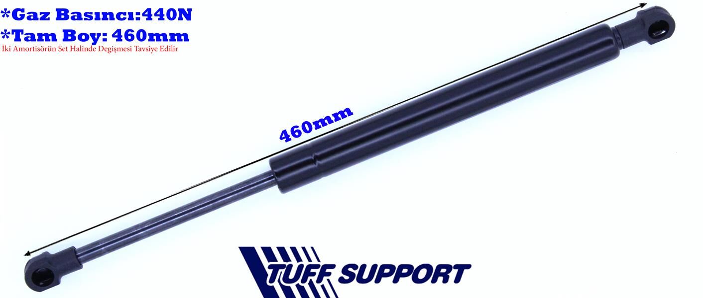 TUFFSUPPORT 613027 BAGAJ AMORTİSÖRÜ PEUGEOT 308 07 GAZLI