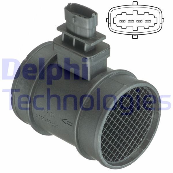 DELPHI AF10400-12B1 HAVA KÜTLE ÖLÇER FIAT EGEA 16> PUNTO 13> FIORINO 09> BRAVO II 07>14 LİNEA 09> 500X 14> DUCATO 10> G IULIETTA 10>MİTO 08>15 JEEP RENEGADE 14>PSA BIPPER 09> NEMO 09> 1.3D MTJ 1.6D MTJ 2.0D MTJ 2.3D MTJ