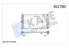 KALE 362780 RADYATÖR OPEL ASTRA J 1.7-2.0CDTI 09<15-ZAFIRA C 2.0CDTI 11>CASCADA-CHEVROLET CRUZE 1.7TD 12> AT BR AZING 680X398X26 SU RADYATÖRÜ