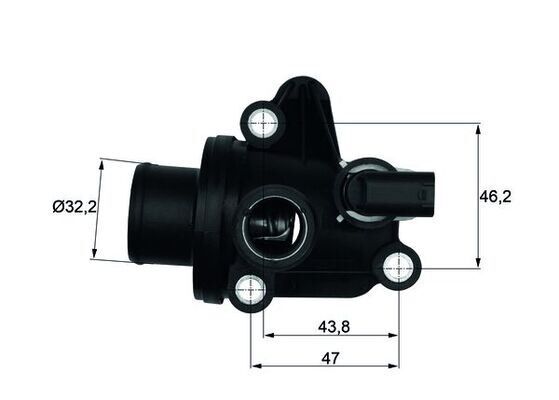 MAHLE TI12.87 TERMOSTAT 87 C MERCEDES OM668 W168 W414