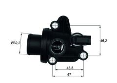 MAHLE TI12.87 TERMOSTAT 87 C MERCEDES OM668 W168 W414