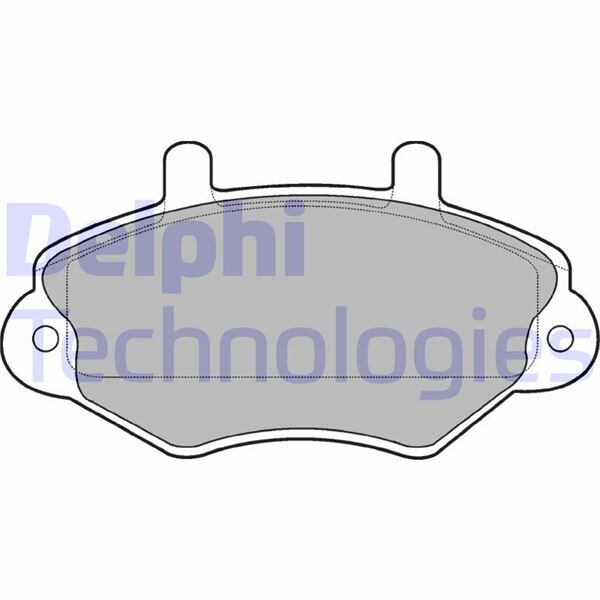DELPHI LP767 FREN BALATASI ÖN FORD TRANSİT 92> T15-M15