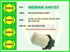NEIMAN 6441S7 FAN AYAR REGULATÖRÜ C3 10 > C4 05 > C5 08 > C6 05 > DS3 10 > P407 04>