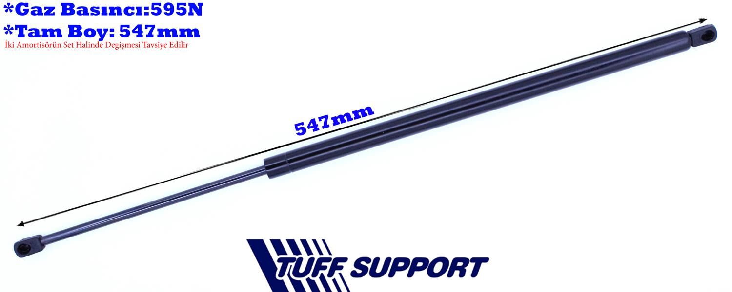 TUFFSUPPORT 611890 BAGAJ AMORTİSÖRÜ GAZLI KIA SORENTO 2.5L D4CB CRDi 02-09