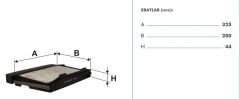 FILTRON FILT K 1159A SAAB 9-5 POLEN FILTRESI